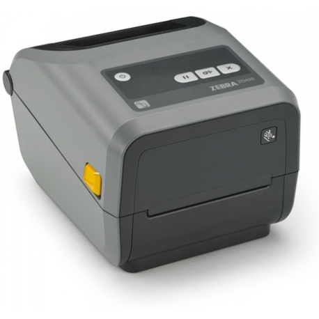 Zebra ZD421d - Label printer - direct thermal - Roll (10.8cm) - 203 dpi - up to 152 mm / sec - USB 2.0, USB host, NFC, Wi-Fi(ac), Bluetooth 4.1, Bluetooth LE - grey - 2