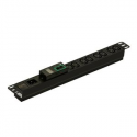APC Easy Metered Rack PDU EPDU1016M - Power distribution unit (rack-mountable) - AC 200 / 208 / 230 V - 3680 VA - Ethernet - input: IEC 60320 C20 - output connectors: 8 (IEC 60320 C13) - 1U - 2.5 m - black - for P / N: AR106V, SCL400RMJ1U, SCL500RMI1UC, SCL500RMI1UNC, SMTL1000RMI2UC, SMTL750RMI2UC