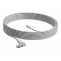 Logitech Rally Mic Pod Extension Cable - Microphone extension cable - 10 m - plenum