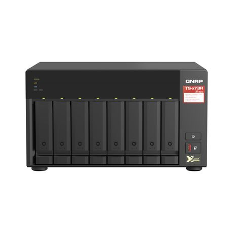 QNAP TS-873A - NAS server - 8 bays - SATA 6Gb/s - RAM 8 GB - Gigabit Ethernet / 2.5 Gigabit Ethernet - 0