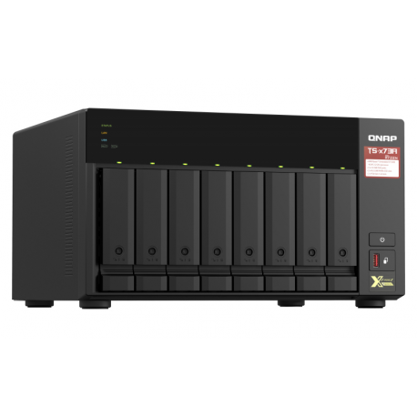 QNAP TS-873A - NAS server - 8 bays - SATA 6Gb/s - RAM 8 GB - Gigabit Ethernet / 2.5 Gigabit Ethernet - 9