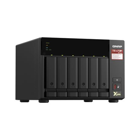 QNAP TS-673A - NAS server - 6 bays - SATA 6Gb/s - RAM 8 GB - Gigabit Ethernet / 2.5 Gigabit Ethernet - 1