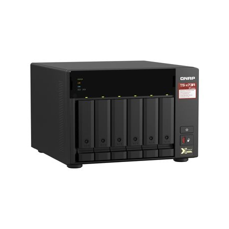 QNAP TS-673A - NAS server - 6 bays - SATA 6Gb/s - RAM 8 GB - Gigabit Ethernet / 2.5 Gigabit Ethernet - 3