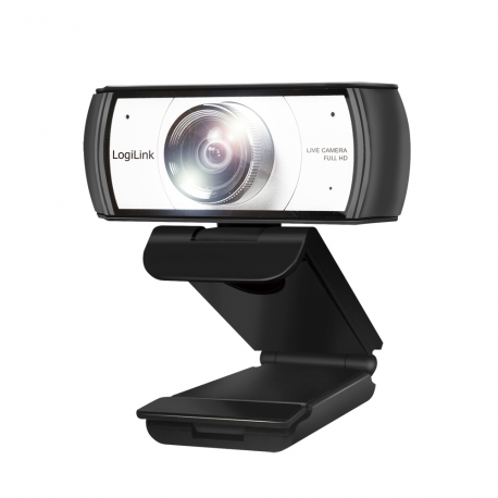 LogiLink Conference HD - Web camera - colour - 2 MP - 1920 x 1080 - fixed focal - audio - USB 2.0 - MJPEG - 5