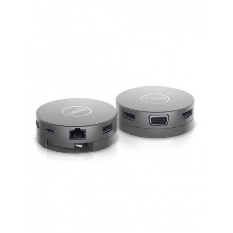 Dell Mobile Adapter DA310 - Docking station - USB-C - VGA, HDMI, DP, USB-C - GigE - for Latitude 3310, 3310 2-in-1, 5320 2-in-1, 5520, 7210 2-in-1, 7310, 7320 2-in-1, 7410, 7420 2-in-1, 7520, 9410 2-in-1, 9510; Precision Mobile Workstation 3560, 7550, 7750; XPS 13 9310 - 2