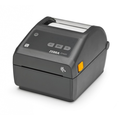Zebra ZD421d - Label printer - direct thermal - Roll (10.8cm) - 203 dpi - up to 152 mm / sec - USB 2.0, USB host, NFC, Bluetooth LE - grey - 2
