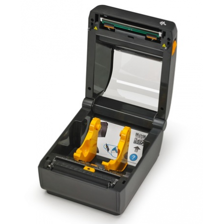 Zebra ZD421d - Label printer - direct thermal - Roll (10.8cm) - 203 dpi - up to 152 mm / sec - USB 2.0, USB host, NFC, Bluetooth LE - grey - 3