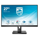 Philips S-line 272S1AE - LED monitor - 27" - 1920 x 1080 Full HD (1080p) @ 75 Hz - IPS - 250 cd / m² - 1000:1 - 4 ms - HDMI, DVI-D, VGA, DisplayPort - speakers - black texture