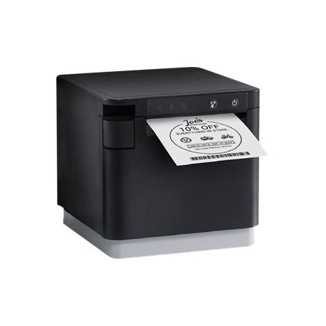 Star mC-Print3 MCP30 BK E+U - Receipt printer - direct thermal - Roll (8 cm) - 203 dpi - up to 250 mm/sec - USB, LAN - auto cutter - black - 0