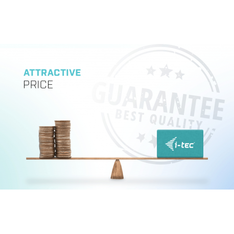 i-Tec - Hub - 2 x SuperSpeed USB 3.0 + 2 x USB-C 3.1 Gen 1 - desktop - 7