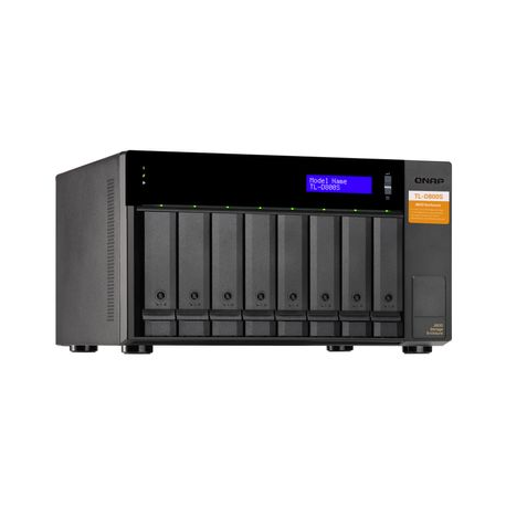 QNAP TL-D800S - Hard drive array - 8 bays (SATA-600) - SATA 6Gb/s (external) - 3