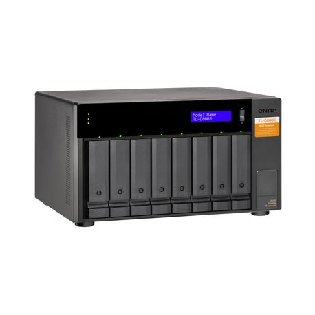 QNAP TL-D800S - Hard drive array - 8 bays (SATA-600) - SATA 6Gb/s (external) - 5