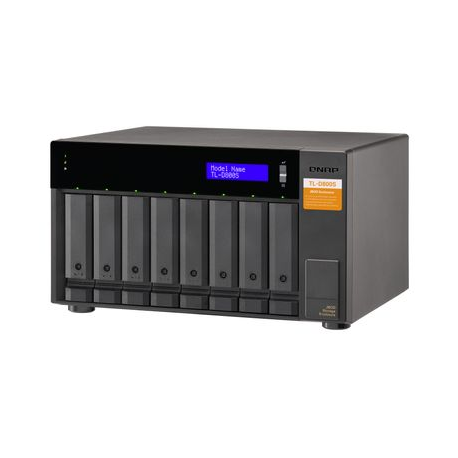QNAP TL-D800S - Hard drive array - 8 bays (SATA-600) - SATA 6Gb/s (external) - 7