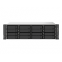 QNAP TS-1673AU-RP - NAS server - 16 bays - rack-mountable - SATA 6Gb/s - RAID 0, 1, 5, 6, 10, JBOD, 5 hot spare, 6 hot spare, 10 hot spare - RAM 16 GB - Gigabit Ethernet / 2.5 Gigabit Ethernet - iSCSI - 3U