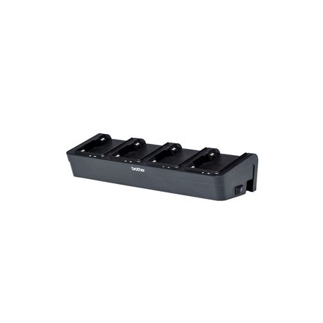 Brother PA-4BC-002 - Printer battery charging cradle - output connectors: 4 - Europe - for RuggedJet RJ-2035B, RJ-2055WB, RJ-3035B, RJ-3055WB - 2