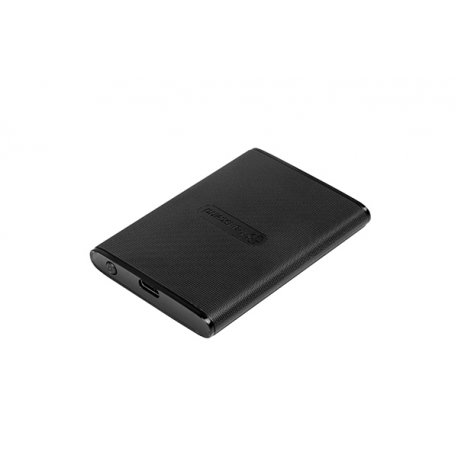 Transcend ESD270C - Solid state drive - 500 GB - external (portable) - USB 3.1 Gen 2 - 256-bit AES - black - 2