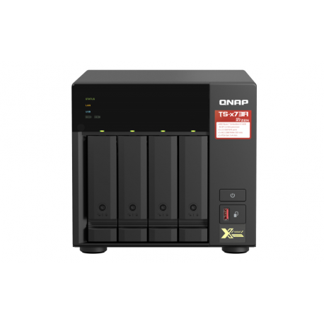 QNAP TS-473A - NAS server - 4 bays - SATA 6Gb/s - RAM 8 GB - 2.5 Gigabit Ethernet - 4