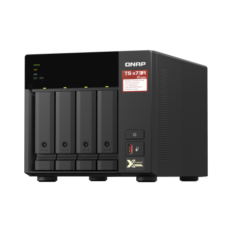 QNAP TS-473A - NAS server - 4 bays - SATA 6Gb/s - RAM 8 GB - 2.5 Gigabit Ethernet - 6