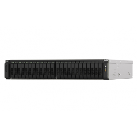 QNAP TS-H2490FU - NAS server - 24 bays - rack-mountable - PCI Express 3.0 x4 (NVMe) - RAID 0, 1, 5, 6, 10, 50, JBOD, 60 - RAM 128 GB - 25 Gigabit Ethernet - iSCSI - 2