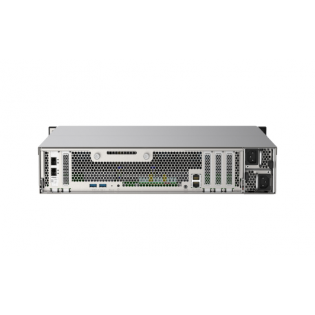 QNAP TS-H2490FU - NAS server - 24 bays - rack-mountable - PCI Express 3.0 x4 (NVMe) - RAID 0, 1, 5, 6, 10, 50, JBOD, 60 - RAM 128 GB - 25 Gigabit Ethernet - iSCSI - 6