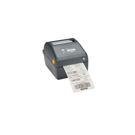 Zebra ZD421d - Label printer - direct thermal - Roll (10.8cm) - 300 dpi - up to 102 mm / sec - USB 2.0, USB host, NFC, Wi-Fi(ac), Bluetooth 4.1, Bluetooth LE - grey - 0