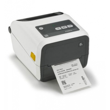 Zebra ZD421t - Healthcare - label printer - thermal transfer - Roll (11.2 cm) - 203 dpi - up to 152 mm / sec - USB 2.0, USB host, NFC, Wi-Fi(ac), Bluetooth 4.1, Bluetooth LE - white - 2