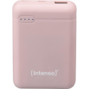 Intenso Powerbank XS5000 - Power bank - 5000 mAh - 2.1 A - 2 output connectors (USB, USB-C) - on cable: USB-C - rose