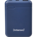 Intenso Powerbank XS5000 - Power bank - 5000 mAh - 2.1 A - 2 output connectors (USB, USB-C) - on cable: USB-C - blue