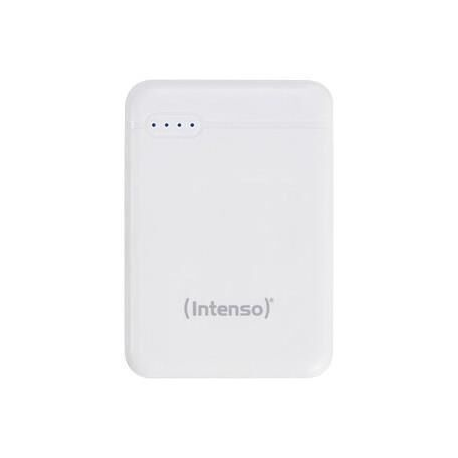Intenso Powerbank XS5000 - Power bank - 5000 mAh - 2.1 A - 2 output connectors (USB, USB-C) - on cable: USB-C - white - 0