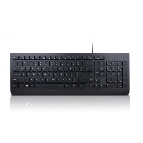 Lenovo Essential - Keyboard - USB - Estonian - black - for IdeaPad 3 14; 3 15IML05; ThinkPad L13 Gen 2; Yoga 7 14; Yoga Slim 7 Pro 14ACH5 OD - 0
