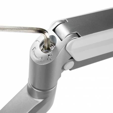 LogiLink - Mounting kit for LCD display/ curved LCD display (adjustable arm) - plastic, aluminium, steel - screen size: 17"-32" - desk-mountable - 2