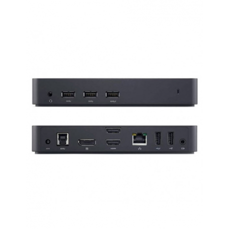 Dell Thunderbolt Dock WD19TB - Docking station - USB-C / Thunderbolt 3 - HDMI, 2 x DP, Thunderbolt, USB-C - GigE - 180 Watt - 1