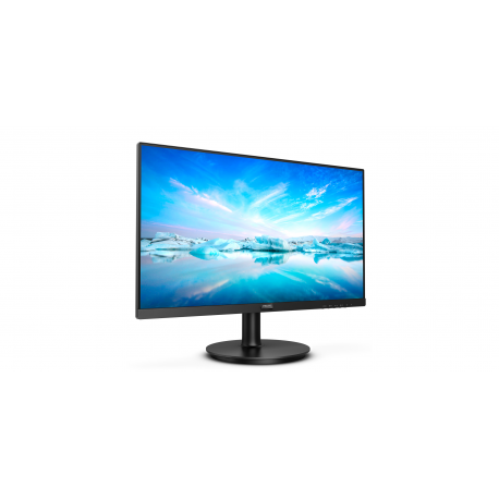 Philips V-line 222V8LA - LED monitor - 22" (21.5" viewable) - 1920 x 1080 Full HD (1080p) @ 75 Hz - VA - 250 cd/m² - 3000:1 - 4 ms - HDMI, VGA, DisplayPort - speakers - textured black - 8