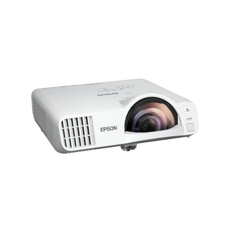 Epson EB-L200SW - 3LCD projector - 3800 lumens (white) - 3800 lumens (colour) - WXGA (1280 x 800) - 16:10 - 720p - short-throw fixed lens - 802.11a / b / g / n / ac wireless  /  LAN /  Miracast - white - 3