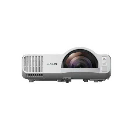 Epson EB-L200SW - 3LCD projector - 3800 lumens (white) - 3800 lumens (colour) - WXGA (1280 x 800) - 16:10 - 720p - short-throw fixed lens - 802.11a / b / g / n / ac wireless  /  LAN /  Miracast - white - 4