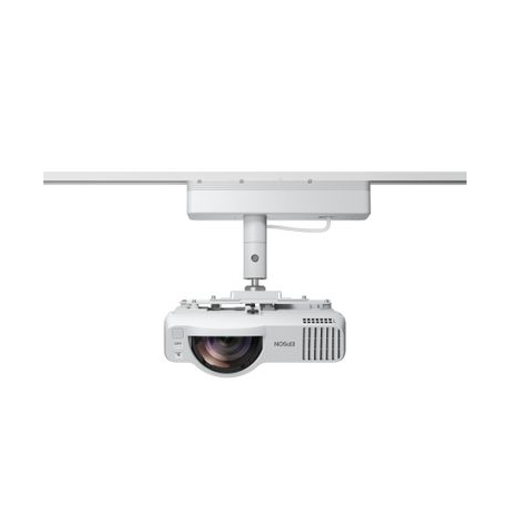 Epson EB-L200SW - 3LCD projector - 3800 lumens (white) - 3800 lumens (colour) - WXGA (1280 x 800) - 16:10 - 720p - short-throw fixed lens - 802.11a / b / g / n / ac wireless  /  LAN /  Miracast - white - 10
