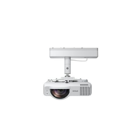 Epson EB-L200SW - 3LCD projector - 3800 lumens (white) - 3800 lumens (colour) - WXGA (1280 x 800) - 16:10 - 720p - short-throw fixed lens - 802.11a / b / g / n / ac wireless  /  LAN /  Miracast - white - 12