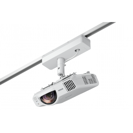 Epson EB-L200SX - 3LCD projector - 3600 lumens (white) - 3600 lumens (colour) - XGA (1024 x 768) - 4:3 - 802.11a / b / g / n / ac wireless  /  LAN /  Miracast - white - 0