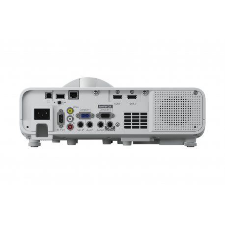 Epson EB-L200SX - 3LCD projector - 3600 lumens (white) - 3600 lumens (colour) - XGA (1024 x 768) - 4:3 - 802.11a / b / g / n / ac wireless  /  LAN /  Miracast - white - 14