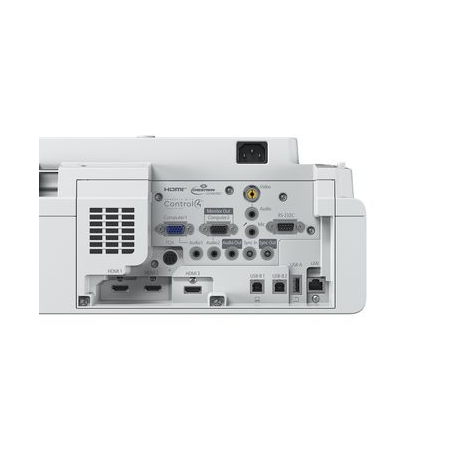 Epson EB-735Fi - 3LCD projector - 3600 lumens (white) - 3600 lumens (colour) - Full HD (1920 x 1080) - 16:9 - 1080p - ultra short-throw lens - 802.11a / b / g / n / ac wireless  /  LAN /  Miracast - white - 2