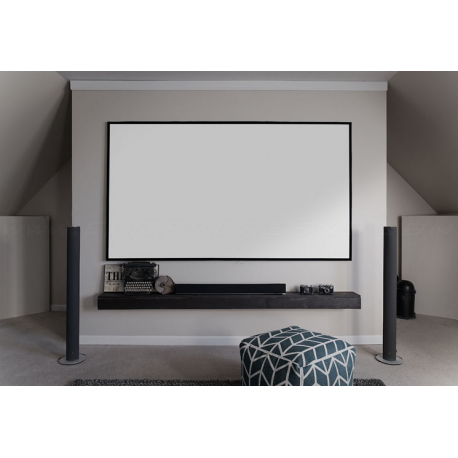 Elite Screens Aeon Series AR100WH2 - Projection screen - wall mountable - 100" (254 cm) - 16:9 - CineWhite - black - 7