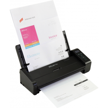 IRIS IRIScan Pro 5 - Document scanner - Contact Image Sensor (CIS) - Duplex - Legal - 600 dpi - up to 23 ppm (mono) / up to 17 ppm (colour) - ADF (20 pages) - up to 1000 scans per day - USB 2.0 - 3