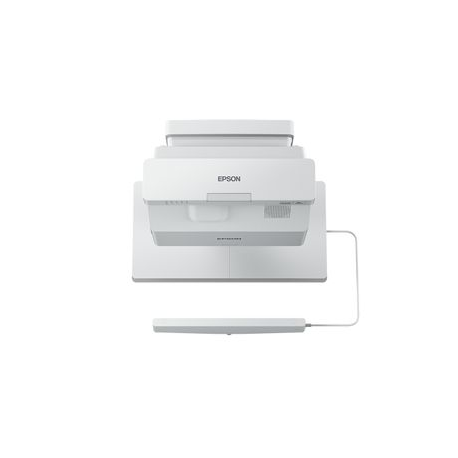 Epson EB-725Wi - 3LCD projector - 4000 lumens (white) - 4000 lumens (colour) - WXGA (1280 x 800) - 16:10 - 720p - ultra short-throw lens - 802.11a / b / g / n / ac wireless  /  LAN /  Miracast - white - 4