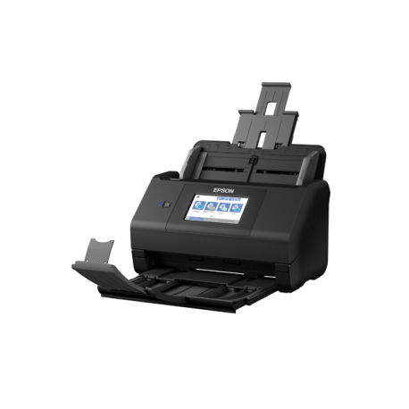 Epson WorkForce ES-580W - Document scanner - Contact Image Sensor (CIS) - Duplex - 215.9 x 6096 mm - 600 dpi x 600 dpi - up to 35 ppm (mono)  /  up to 35 ppm (colour) - ADF (100 sheets) - up to 4000 scans per day - USB 3.0, Wi-Fi(ac) - 2