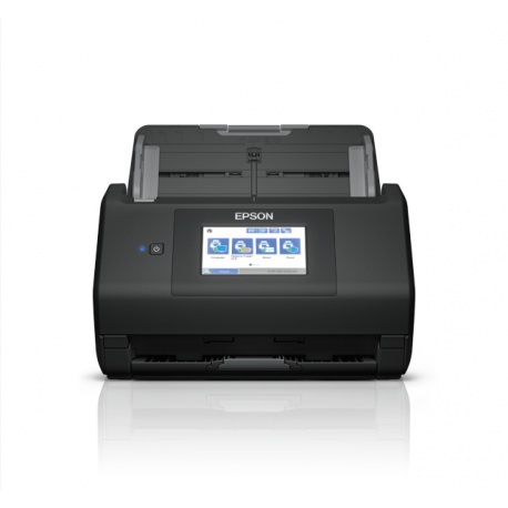 Epson WorkForce ES-580W - Document scanner - Contact Image Sensor (CIS) - Duplex - 215.9 x 6096 mm - 600 dpi x 600 dpi - up to 35 ppm (mono)  /  up to 35 ppm (colour) - ADF (100 sheets) - up to 4000 scans per day - USB 3.0, Wi-Fi(ac) - 12
