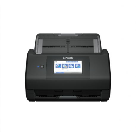 Epson WorkForce ES-580W - Document scanner - Contact Image Sensor (CIS) - Duplex - 215.9 x 6096 mm - 600 dpi x 600 dpi - up to 35 ppm (mono)  /  up to 35 ppm (colour) - ADF (100 sheets) - up to 4000 scans per day - USB 3.0, Wi-Fi(ac) - 16