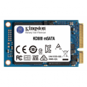Kingston KC600 - Solid state drive - encrypted - 512 GB - internal - mSATA - SATA 6Gb/s - 256-bit AES - Self-Encrypting Drive (SED), TCG Opal Encryption