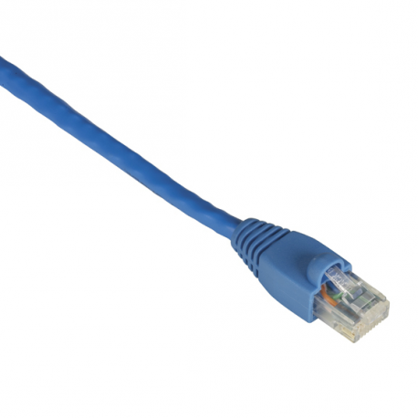 Black Box GigaTrue - Patch cable - RJ-45 (M) to RJ-45 (M) - 2.1 m - CAT 6 - booted, snagless, stranded - blue - 2