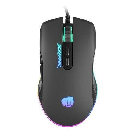 FURY Scrapper - Mouse - optical - 7 buttons - wired - USB 2.0 - matte black - 0