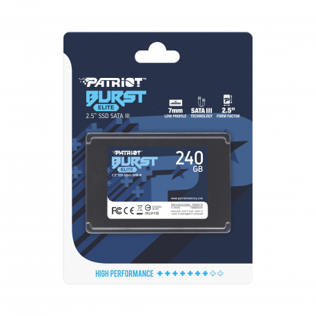 Patriot Burst Elite - SSD - 240 GB - internal - 2.5" - SATA 6Gb / s - 2